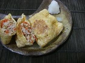 筍入り巾着焼き