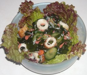 川海老&しらす&きゅうり&わかめの酢の物