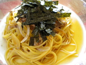 めんつゆで★ツナと新たまねぎの簡単パスタ