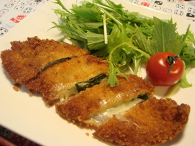 ☆青じそチーズでさっぱりとんかつ☆