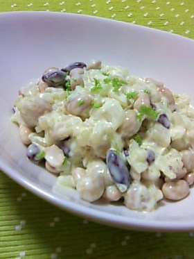 ピリッ!シャキッ!豆サラダ☆