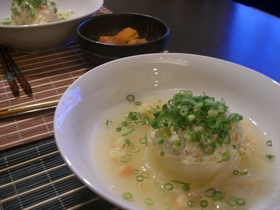 あんかけ鶏ハンバーグ