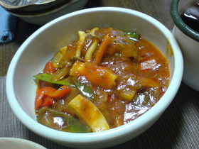 ラクチン煮込みハンバーグ
