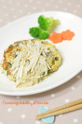 とり胸&豆腐のヘルシー和風ハンバーグ