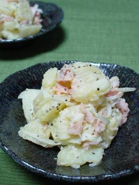 鮭入りじゃがマヨ☆ポン酢がけ