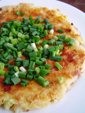 みそ味 焼き天 (お好み焼き)