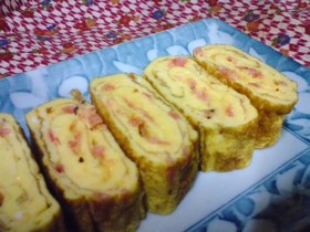 お弁当に✿エビチーの卵焼き✿