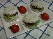 ランチやお弁当にも♪ミニライスバーガー♪の写真