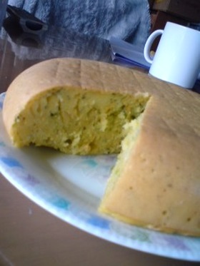 炊飯器で♪小松菜とにんじんのケーキ