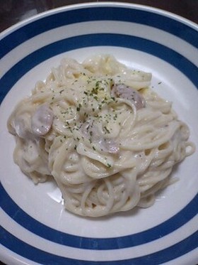 豆乳で?!簡単おいしいクリームパスタ