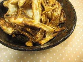 めちゃウマ♥ごぼうの甘辛揚げ