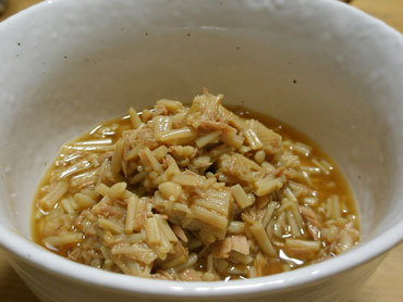 エノキとツナのサッと煮　お弁当のおかずの画像
