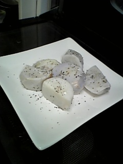 里芋のオリーブ焼きの写真