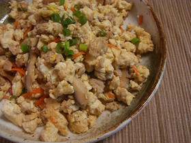 ボリューム満点☆簡単・ヘルシー炒り豆腐♪