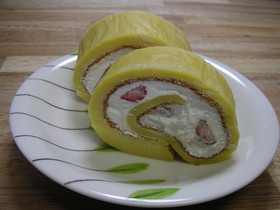 超しっとり❤簡単ロールケーキ