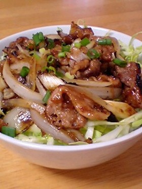 ☆ピリ辛★豚丼☆