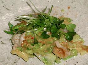 豚肉とキャベツの和え物(味噌風味)