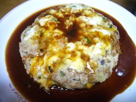 冷蔵庫のお掃除に♪ビッグハンバーグ