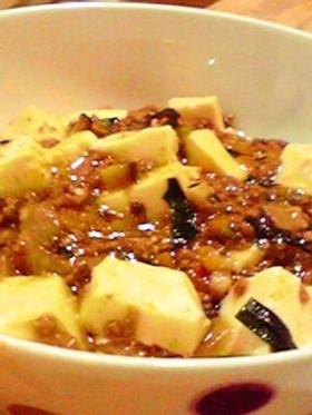 懐かしの給食風!?野菜どっさり麻婆豆腐