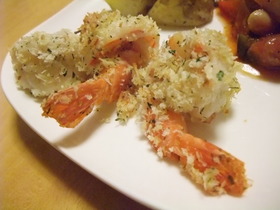 しっぽまでカリポリ☆えびパン粉