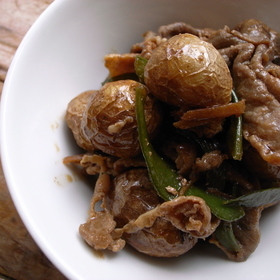 豚じゃがのこっ照り煮