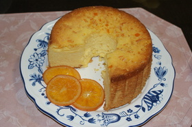 オレンジのシフォンケーキ♪♪♪