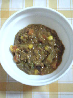 夏の定番!!夏野菜のキーマカレー