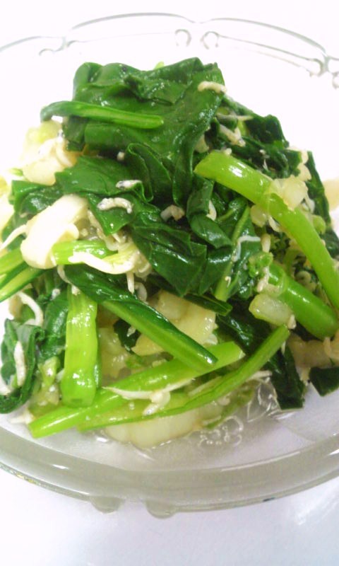 小松菜✿白菜✿しらす✿さっぱり✿和えの画像