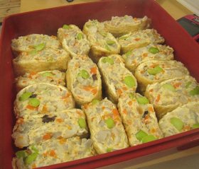 おかず稲荷蒸し