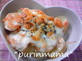 ☆簡単、明太子ポテトグラタン☆