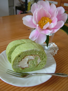 【ほうれんそう*ロールケーキ♬】