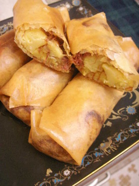 カレー味♡ジャーマンポテト春巻き