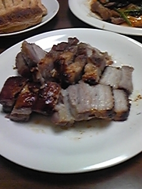 じゅわっ・・・オーブンで焼き豚