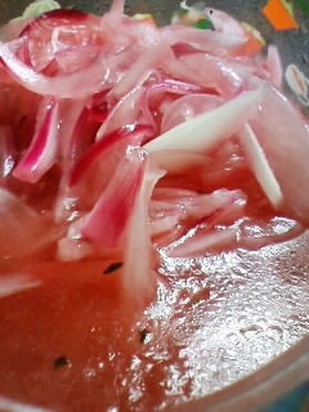 新たまねぎ赤玉ねぎ、どーんとマリネ☆