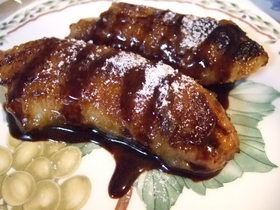 カラメル焼きバナナ