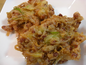 外はサクっ!中はトロ~♪の納豆かき揚げ