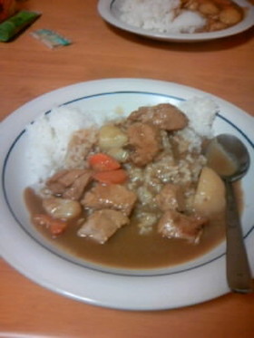 豚ヒレ肉のとろとろカレー