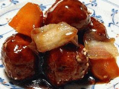 肉団子の甘酢炒めの写真