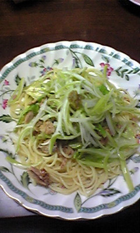 アンチョビの和風ペペロンチーノ