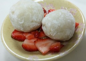 団子の粉で簡単で美味しい大福!!