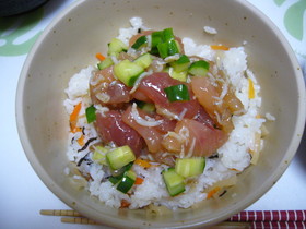 ポキ丼風!?
