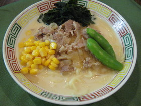 めんつゆ豆乳そば