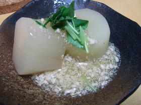 大根の鶏そぼろあんかけ