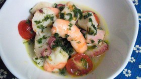 超簡単♪魚介のサラダ 冷前菜イタリアン☆