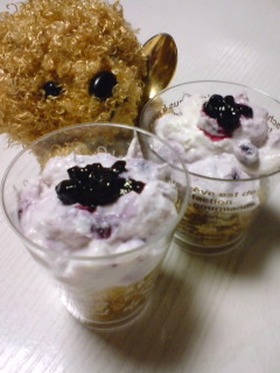 ヘルシー♬低カロなんちゃってパフェ☆