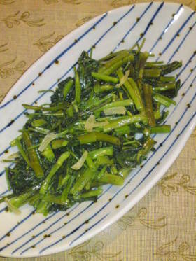 空芯菜の炒め物