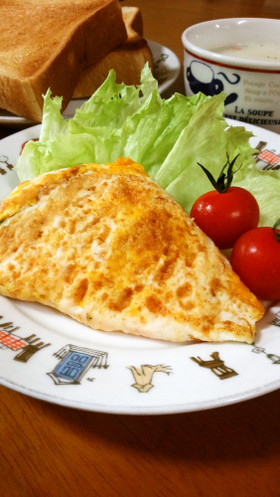 チーズとろっ♪目玉焼きinチーズベーコン