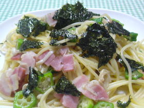 家族が大好き☆ネバっとしたパスタ