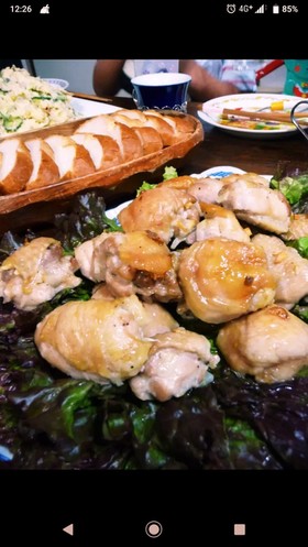 鳥もも肉でハワイ風☆バッファローウィング