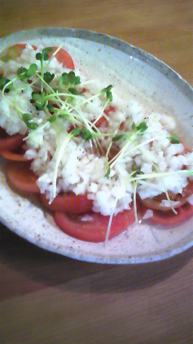 新たまねぎドレッシングで☆トマトサラダの写真